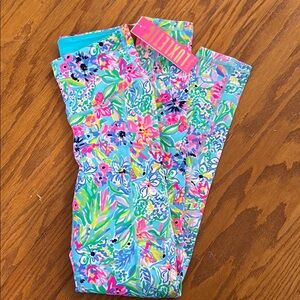 Lilly Pulitzer Vibrant Floral Print Leggings